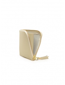 Comme des Garçons SA3100 mini wallet in white leather