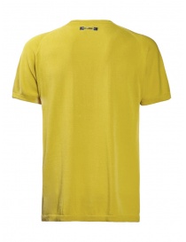 Monobi Icy Lime yellow cotton knit T-shirt price