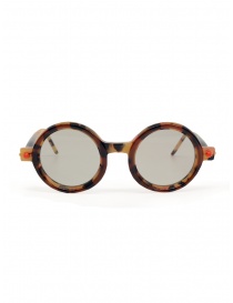 Kuboraum P1 tortoiseshell round sunglasses P1 47-25 YT grey1* order online