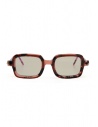 Kuboraum P2 pink and blue tortoiseshell rectangular sunglasses buy online P2 50-22 HX grey1*