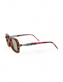 Kuboraum P2 pink and blue tortoiseshell rectangular sunglasses price