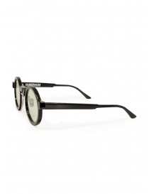 Kuboraum N9 occhiali rotondi neri con lenti grigie