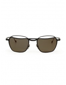 Kuboraum H71 sunglasses in black metal with flashgold lenses online