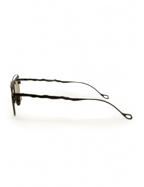 Kuboraum H71 occhiali da sole in metallo nero lenti flashgold acquista online