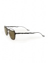 Kuboraum H71 occhiali da sole in metallo nero lenti flashgold H71 48-20 BM Fgold prezzo