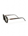 Kuboraum P2 occhiali rettangolari nero opaco e marroneshop online occhiali