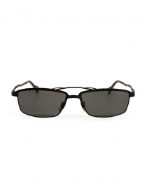 Kuboraum H57 black rectangular glasses with gray lenses H57 59-16 BMS 2grey order online