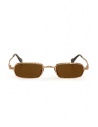 Kuboraum Z18 occhiali rettangolari dorati lenti bronzo acquista online Z18 48-22 PG bronzegold