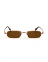 Kuboraum Z18 occhiali rettangolari dorati lenti bronzo acquista online Z18 48-22 PG bronzegold