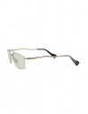 Kuboraum H57 occhiali rettangolari argentati lenti verdishop online occhiali