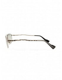 Kuboraum H57 occhiali rettangolari argentati lenti verdi prezzo
