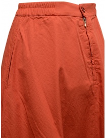 Cellar Door Ambra A-line skirt in orange ripstop cotton buy online