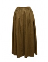 Cellar Door Greta brown checkered seersucker skirt GRETA PF551 26 CARAMEL CAFE' price