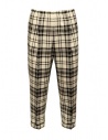 Cellar Door Alfred black and white checked cropped pants buy online ALFRED P LQ270 201 BURRO/NERO