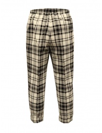 Cellar Door Alfred black and white checked cropped pants