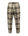 Cellar Door Alfred black and white checked cropped pants shop online mens trousers