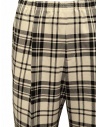 Cellar Door Alfred black and white checked cropped pants ALFRED P LQ270 201 BURRO/NERO price