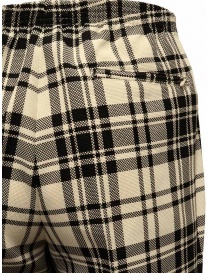 Cellar Door Alfred black and white checked cropped pants mens trousers buy online