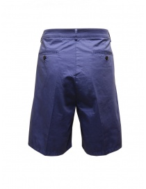 Cellar Door Lenny blue cotton bermuda shorts buy online