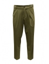 Cellar Door Leo T olive green cropped pants with buckles buy online LEO T NQ050 78 OLIVE NIGHTS