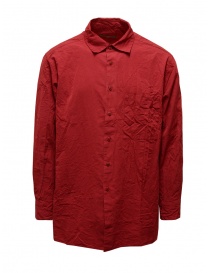 Casey Casey camicia oversize rossa 19HC264 RUST