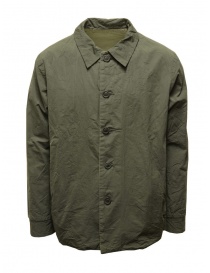 Casey Casey khaki green reversible shirt jacket 19HV296 KAKI LICHEN