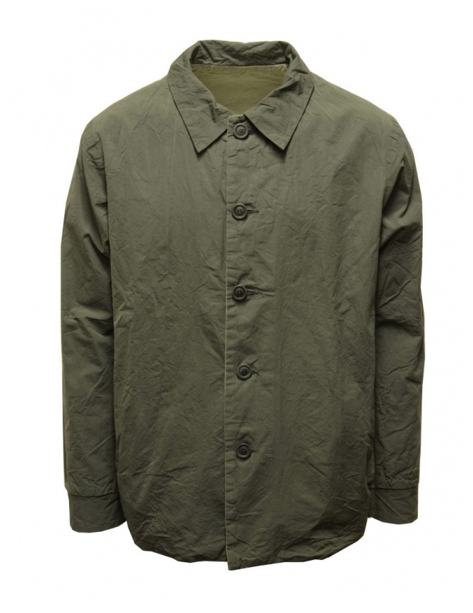Casey Casey giacca camicia reversibile verde cachi 19HV296 KAKI LICHEN giacche uomo online shopping