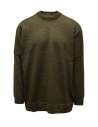 Casey Casey pullover in lana verde cachi da uomo acquista online S19001 KAKI