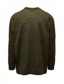 Casey Casey pullover in lana verde cachi da uomo prezzo