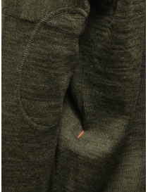 Casey Casey khaki green wool pullover for man men s knitwear buy online