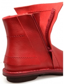 Trippen Humble stivaletti in pelle rossa calzature donna acquista online