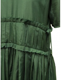 Sara Lanzi abito lungo misto seta verde abiti donna prezzo