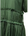 Sara Lanzi abito lungo misto seta verde prezzo SL A04 GREENshop online