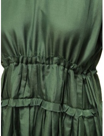 Sara Lanzi abito lungo misto seta verde abiti donna acquista online