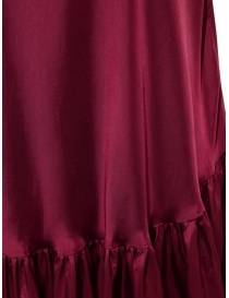 Sara Lanzi long sleeveless cyclamen cupro dress price