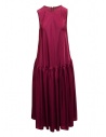 Sara Lanzi long sleeveless cyclamen cupro dress buy online SL A2 PURPLE