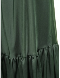Sara Lanzi long sleeveless dress in green cupro price