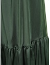 Sara Lanzi long sleeveless dress in green cupro SL A2 GREEN price