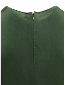 Sara Lanzi long sleeveless dress in green cupro womens dresses buy online