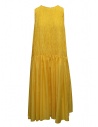Sara Lanzi abito lungo plissettato giallo acquista online SL A2 BIS YELLOW