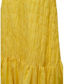 Sara Lanzi abito lungo plissettato giallo prezzo
