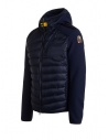 Parajumpers Nolan blu con cappuccio e maniche in tessutoshop online giubbini uomo