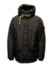 Mens jackets online: Parajumpers Right Hand Core black multipocket jacket