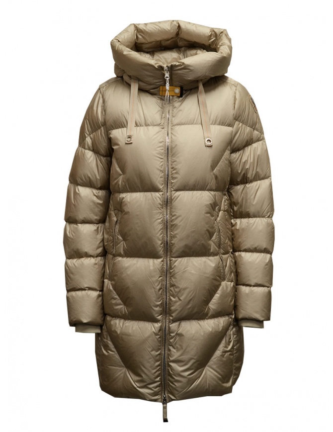 Parajumpers Janet long beige down jacket PWPUHY33 JANET TAPIOCA 209 womens jackets online shopping