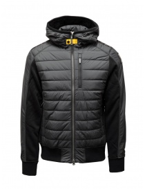 Parajumpers Gordon felpa-piumino nero con cappuccio PMHYBFP01 GORDON BLACK 541 order online