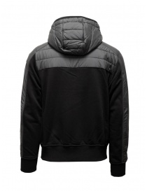 Parajumpers Gordon black sweatshirt-down hooded jacket buy online