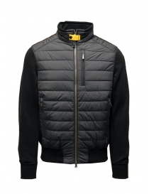 Parajumpers Elliot bomber imbottito nero con maniche in tessuto PMHYBFP02 ELLIOT BLACK 541