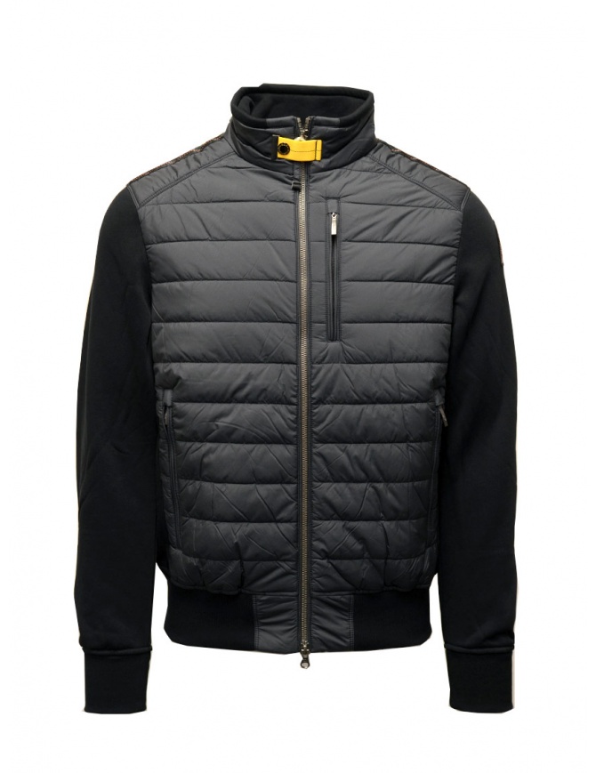 Parajumpers Elliot bomber imbottito nero con maniche in tessuto PMHYBFP02 ELLIOT BLACK 541 giubbini uomo online shopping