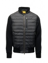 Parajumpers Elliot bomber imbottito nero con maniche in tessuto acquista online PMHYBFP02 ELLIOT BLACK 541