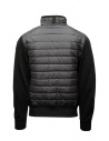 Parajumpers Elliot black padded bomber with fabric sleeves PMHYBFP02 ELLIOT BLACK 541 price